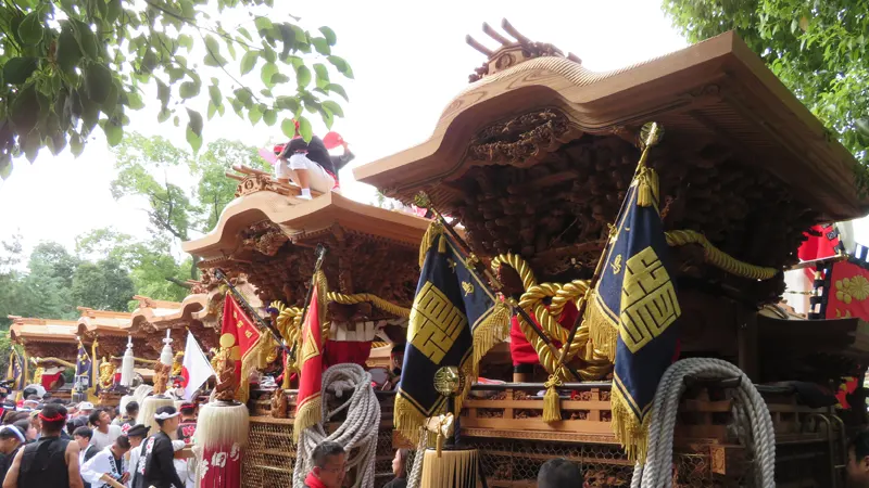 美波比神社だんじり宮入