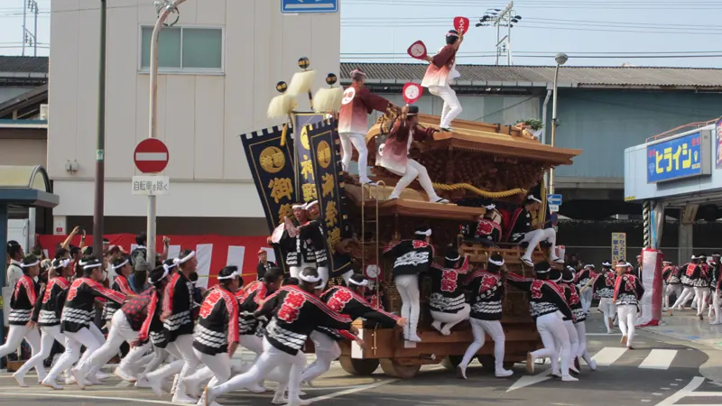 津久野だんじり祭りヒライシS字