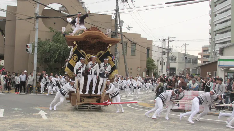 津久野だんじり祭り駅前周回コース